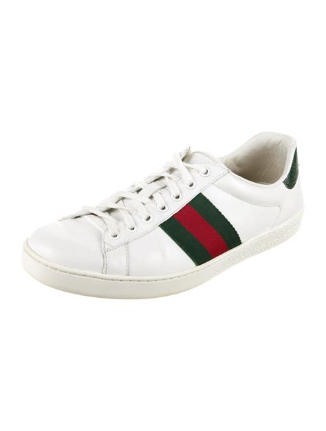 gucci leather colorblock pattern sneakers|Gucci leather sneakers for men.